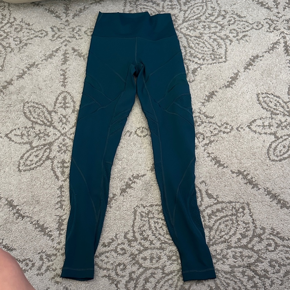 Teal High-Waisted Lululemon Leggings